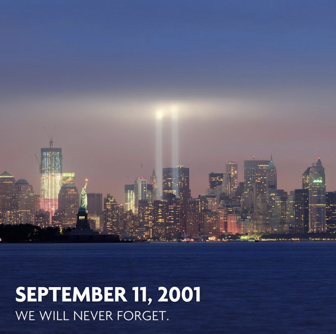 BioChain's tweet photo. 23 Years. 🇺🇸 We honor the courage of those who ran towards danger to save others, and we grieve for the innocent lives taken too soon. 🕊️ 
We will never forget.

#NeverForget #September11th #UnitedWeStand #USA https://t.co/zpHz5Nzpxk
