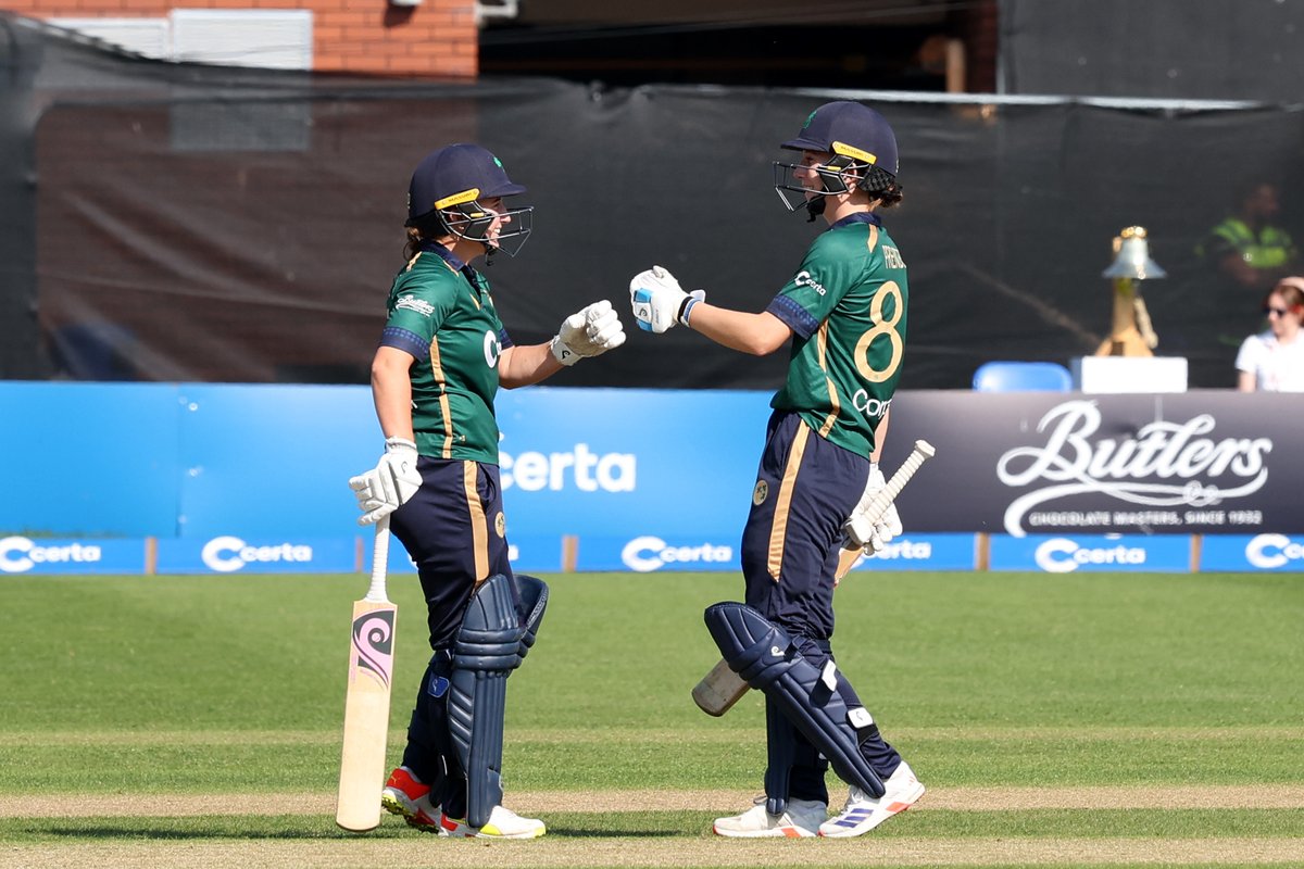 WE WIN! WHAT A FINISH! 🙌

A last ball boundary from Dalzell gives us our second ever ODI win over England women and first since 2001.

▪️ England 153 (20.5 overs)
▪️ Ireland 155-7 (22 overs)

#BackingGreen #FuelledByCerta ☘️🏏