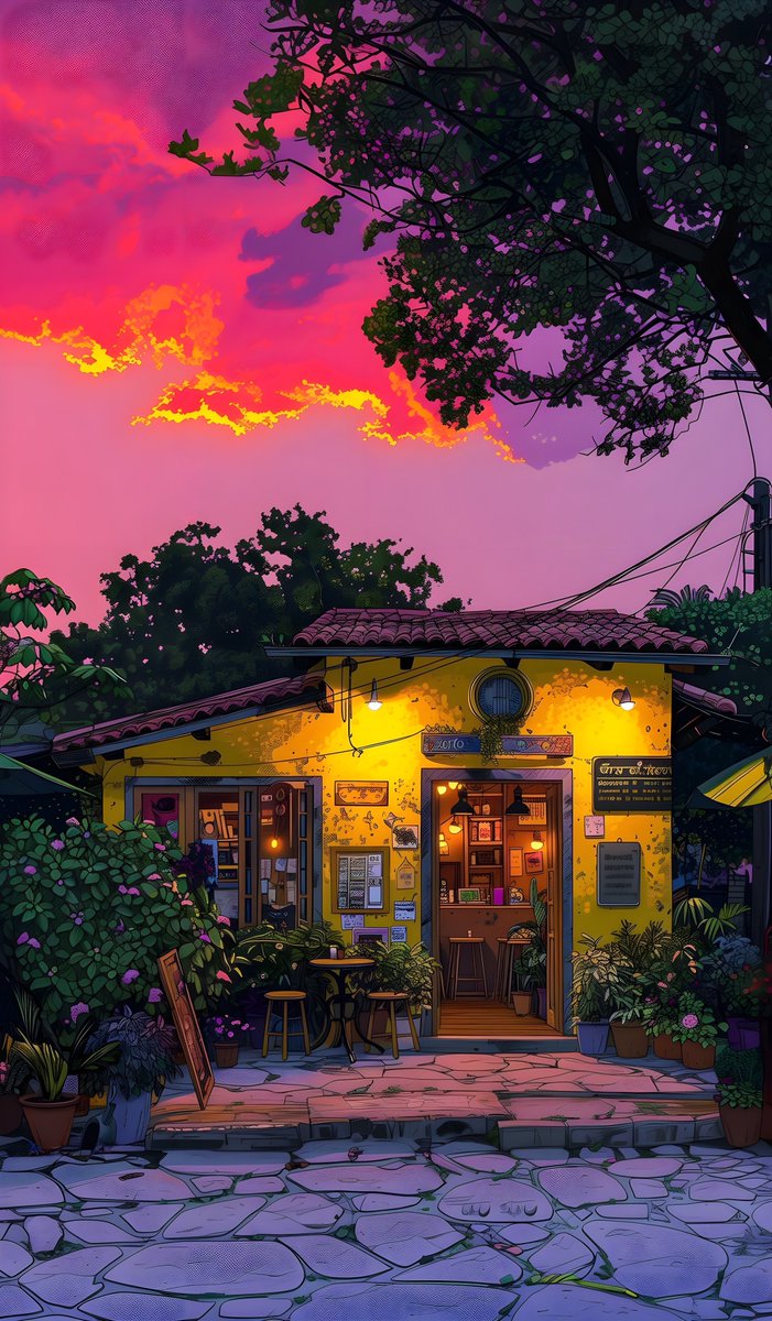 Aesthetically pleasing sunset wallpaper 🌅