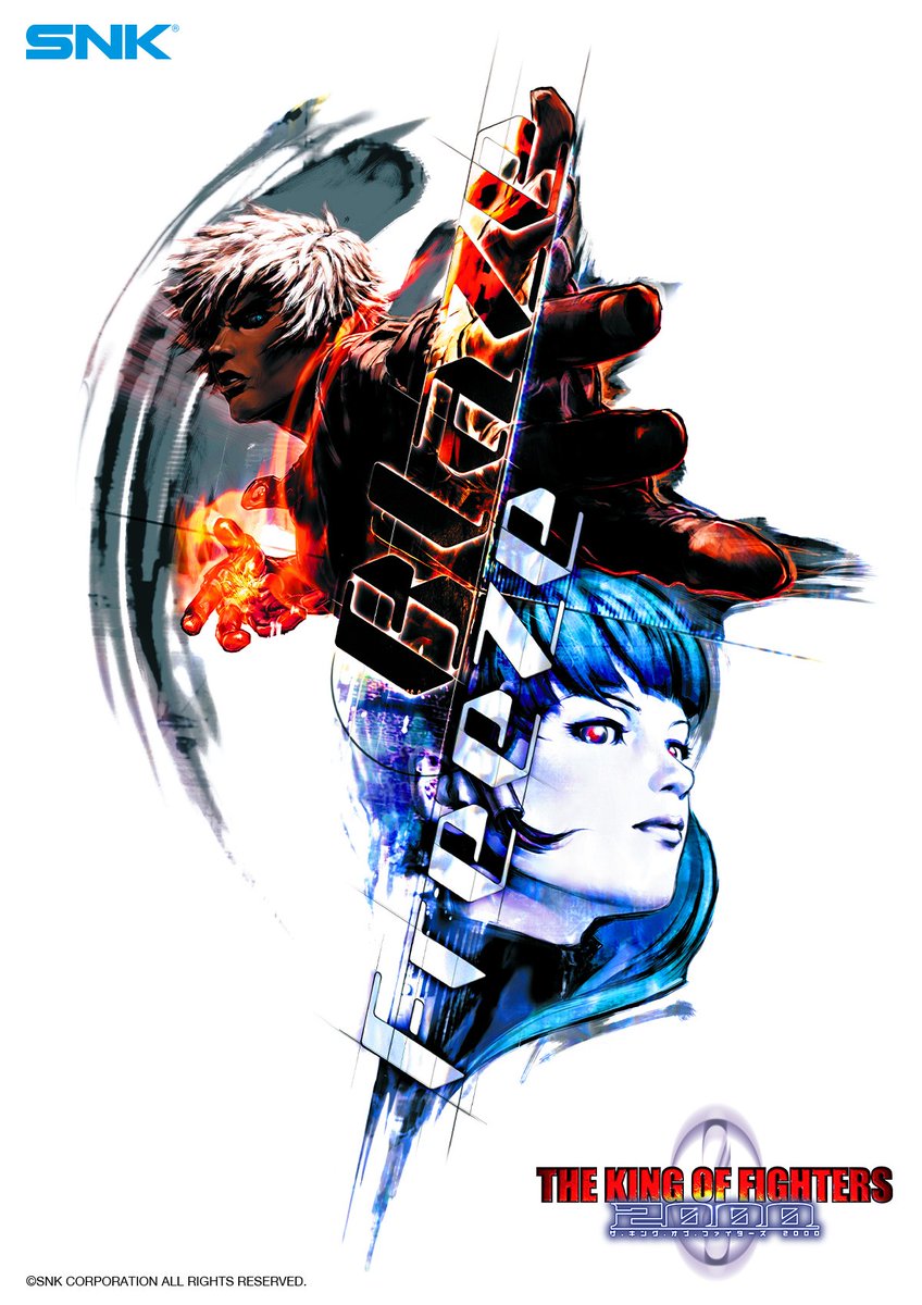 KOF歴代ポスターイメージ公開‼️ 本日は『KOF 2000』🔥❄ #ケイ