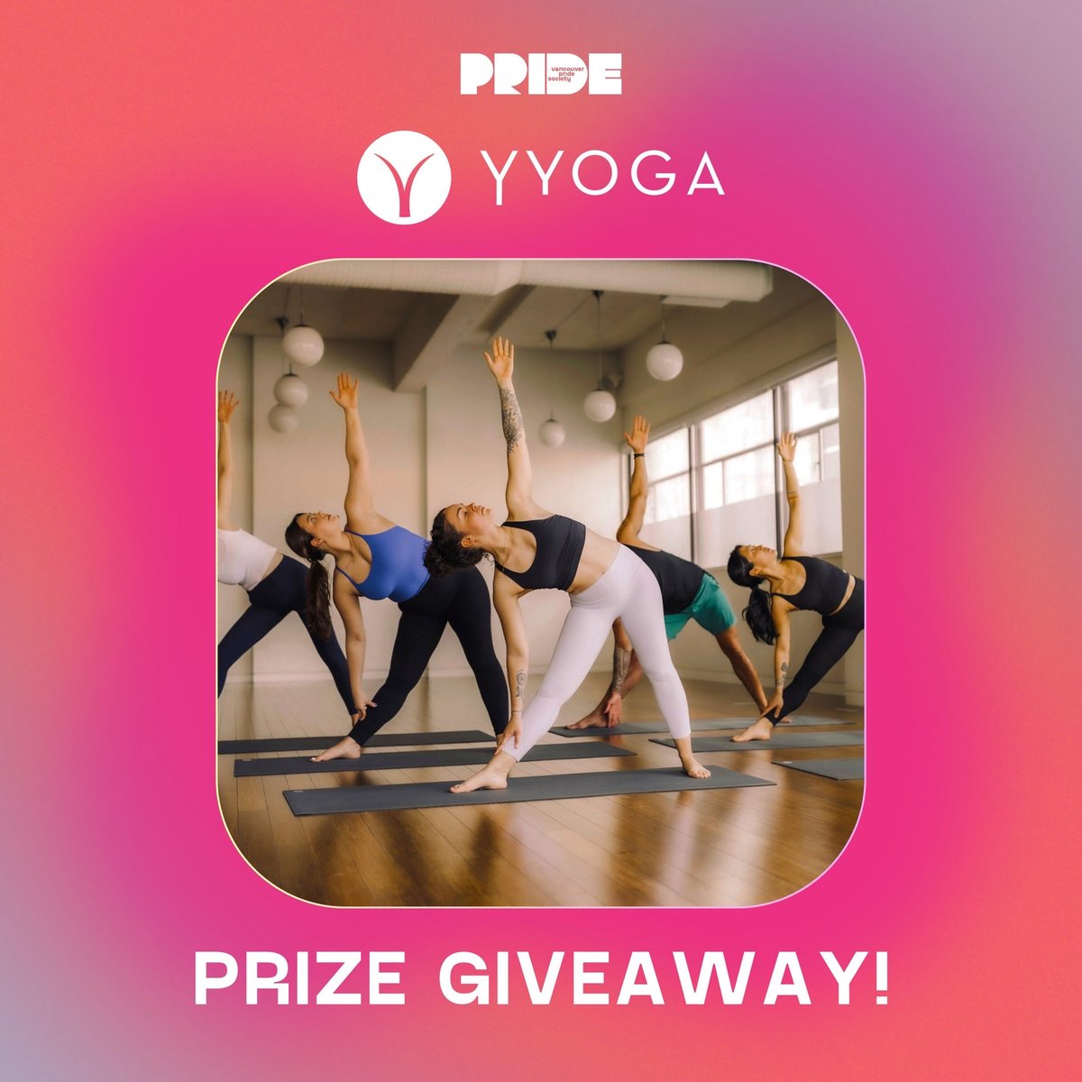 🌈 Unwind from Pride Season with a burst of wellness! We’re partnering with @yyoga to gift FIVE 5-Class Packs to FIVE lucky winners to wind down as we transition from summer to fall! 🧘‍♀️ 💖 Follow the giveaway rules for your chance to win ⬇️  RULES  ON INSTAGRAM