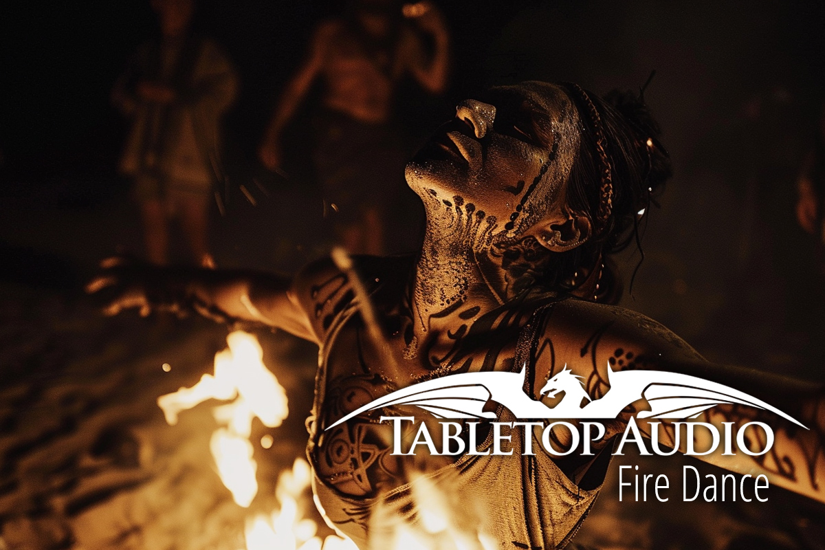 New Ambience: "Fire Dance" is out of sneak-peek and live on tabletopaudio.com       

Patreon patrons receive 4 additional versions. Thank you all for your support! - Tim        

#rpg #ttrpg #dnd #boardgames