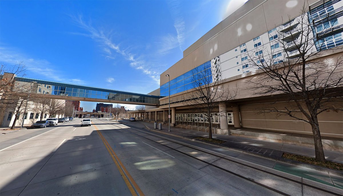 OKCTalk's tweet photo. Plans have been filed to demolish the old Myriad/Cox Center/Prairie Surf Studios to make way for a new $1 billion arena.
Last December, OKC voters approved a penny sales tax increase to fund the new home for the Thunder and other events.
Completion of the arena is June 2028. https://t.co/evfn5CpgWG