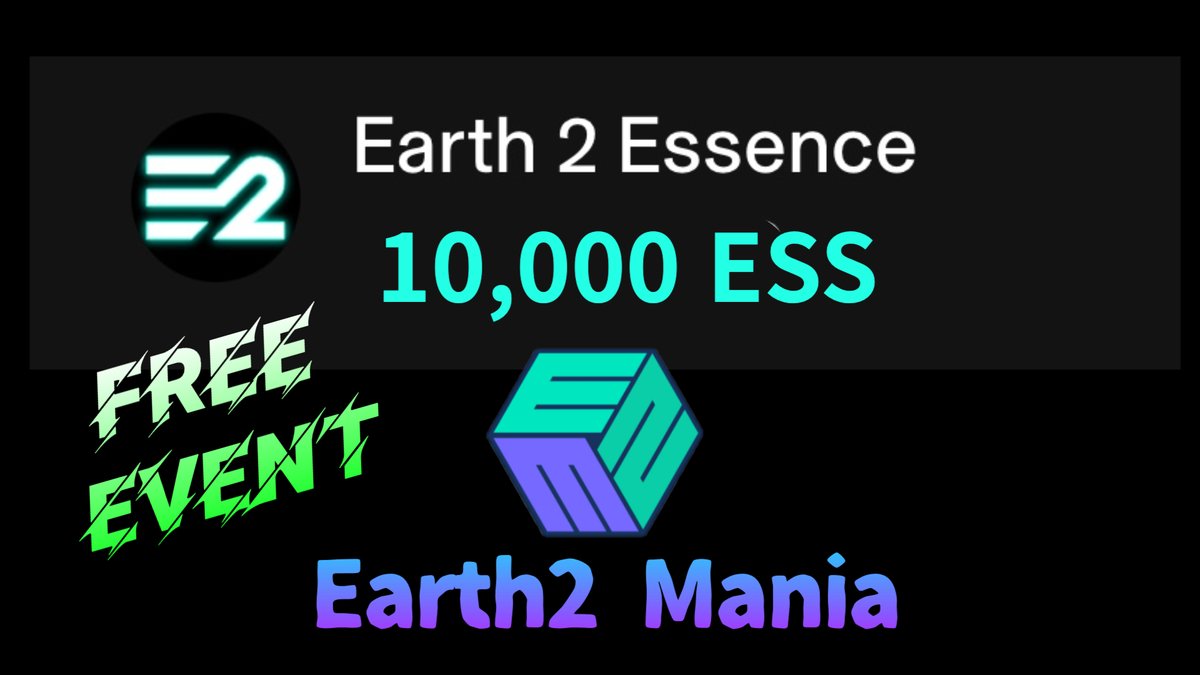 Earth2Korean's tweet photo. You get 10k #Essence
Join the giveaway event.
https://t.co/TZabZx3nQF
#Earth2 #Metaverse #Earth2Mania #어스2 https://t.co/vbbAI1XdK8