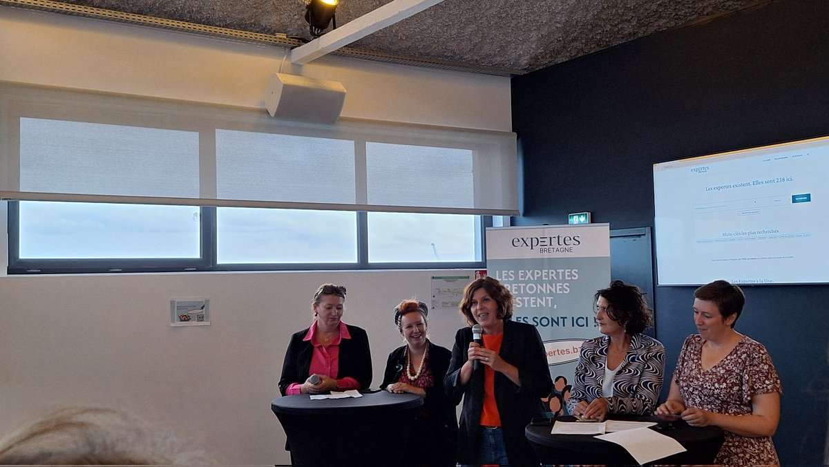 Ou trouver les femmes ? Une belle idée une  réponse pertinente : efficace,efficiente, le  lancement du réseau plateforme #lesexpertesbretagne !