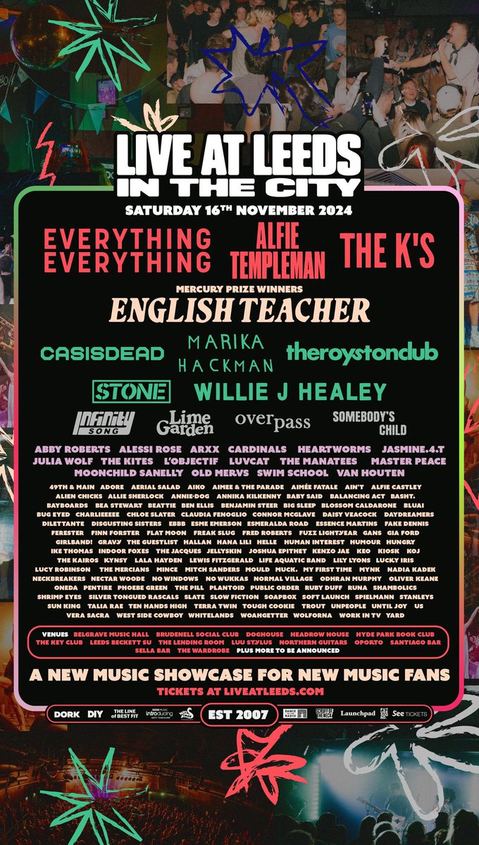 Ain't (@aintband_) on Twitter photo We’re hitting the north! We’re playing <a href="/liveatleedsfest/">Live at Leeds</a> November 16. Tickets are at liveatleedsinthecity.seetickets.com/event/live-at-… We’re hitting the north! We’re playing <a href="/liveatleedsfest/">Live at Leeds</a> November 16. Tickets are at liveatleedsinthecity.seetickets.com/event/live-at-…