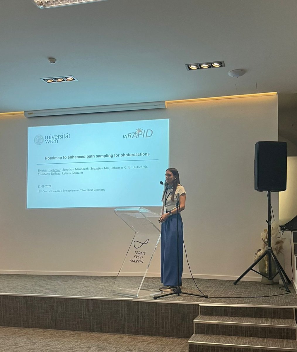 Brigitta (@brigitta_b_) on Twitter photo Exciting day at the #CESTC2024 (by <a href="/institutrb/">Ruđer Bošković Institute</a>) presenting our work on path sampling approaches for photoreactions☀️👩🏫 & looking forward to the coming days full of inspitation & discussions here in Croatia.<a href="/virapid/">ViRAPID</a> <a href="/univienna/">Universität Wien</a> <a href="/theo_chem/">The González Group</a> @CHHDellago <a href="/JDietschreit/">Johannes Dietschreit</a> <a href="/sebastian_mai14/">Sebastian Mai</a> Exciting day at the #CESTC2024 (by <a href="/institutrb/">Ruđer Bošković Institute</a>) presenting our work on path sampling approaches for photoreactions☀️👩🏫 & looking forward to the coming days full of inspitation & discussions here in Croatia.<a href="/virapid/">ViRAPID</a> <a href="/univienna/">Universität Wien</a> <a href="/theo_chem/">The González Group</a> @CHHDellago <a href="/JDietschreit/">Johannes Dietschreit</a> <a href="/sebastian_mai14/">Sebastian Mai</a>