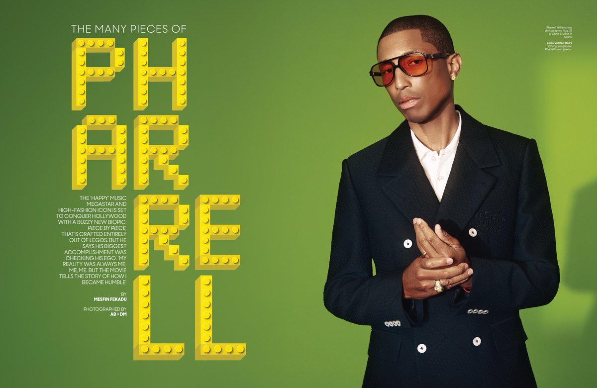 The Many Pieces of Pharrell with The Hollywood Reporter photographed by AB+DM