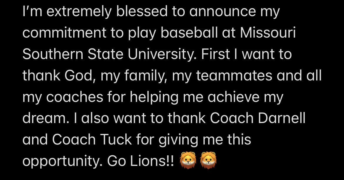 <a href="/MSSUBaseball/">Missouri Southern Baseball</a> <a href="/nickatuck/">Nick Tuck</a> <a href="/Sparks_North/">Cangelosi Sparks North</a> <a href="/SFSpartanBsbll/">St Francis Baseball</a> <a href="/JoshuaCaceres12/">Josh Caceres</a>