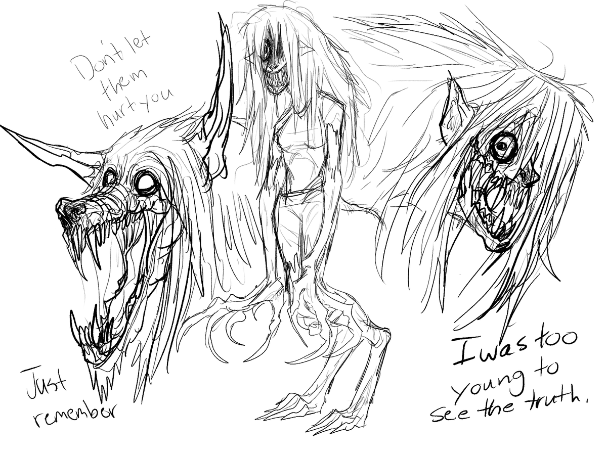 OneShadowy's tweet image. More Samantha. Kind of old doodles, but I love sharing on Werewolf Wednesday!
#WerewolfWednesday #werewolf #outlastoc #oc