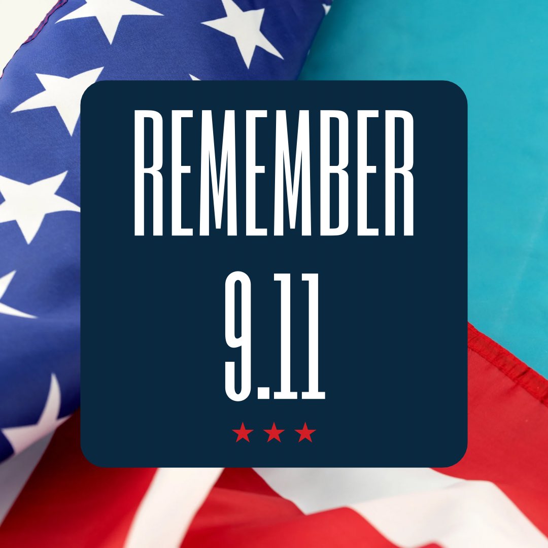 Remembering the heroes of 09/11
We carry them always in our hearts

#September11
#NeverForget
#GodBlessAmerica