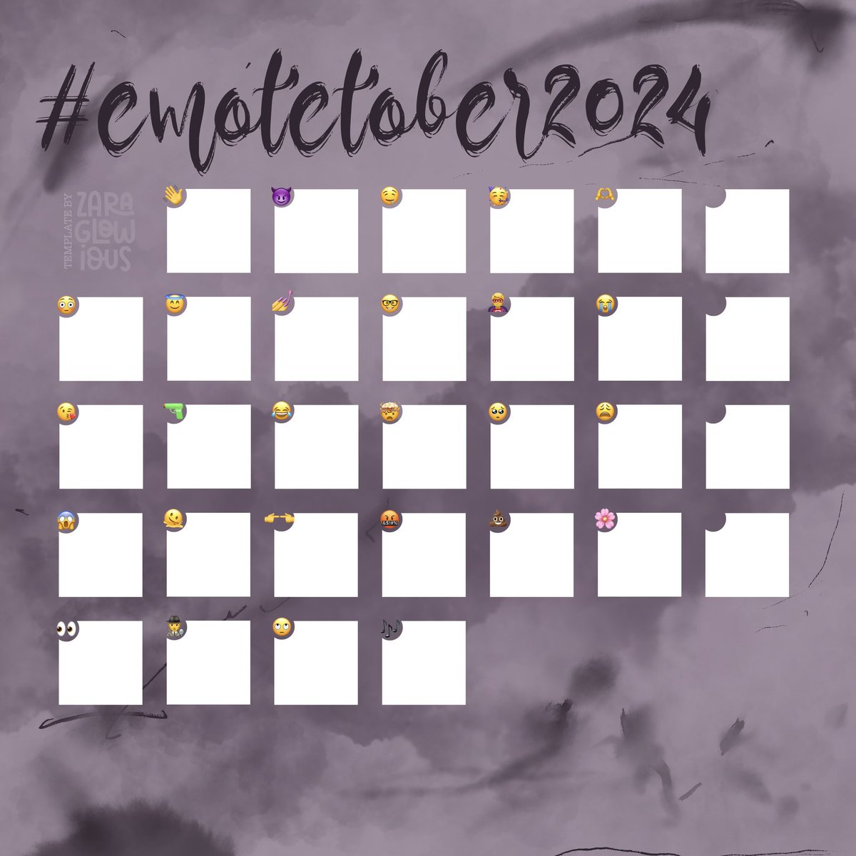 ✧ ─  Emotetober time!

For the first time ever I will be participating this year. Drop your PNGs together with your choice of emote if you are interested! ♡