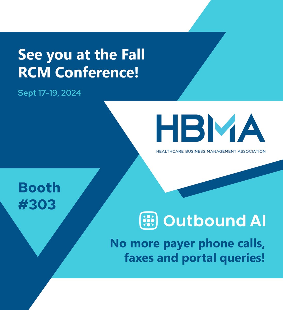 Can our #AI Agents call payers on your behalf and talk directly with their reps? YES! We’ll show you how at next week’s <a href="/HBMABusiness/">HBMA</a> Fall RCM Conference. Visit us at booth #303.

#artificialintelligence #medicalbilling #healthtech