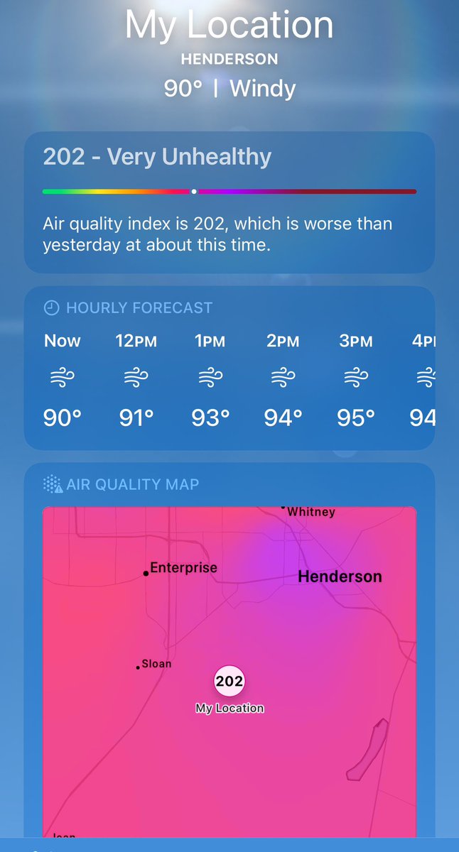 Right now Las Vegas smells and looks like a bad BBQ. Like when your neighbors coals go for way too long. Perfect day NOT to go outside….as if I needed another excuse 😬