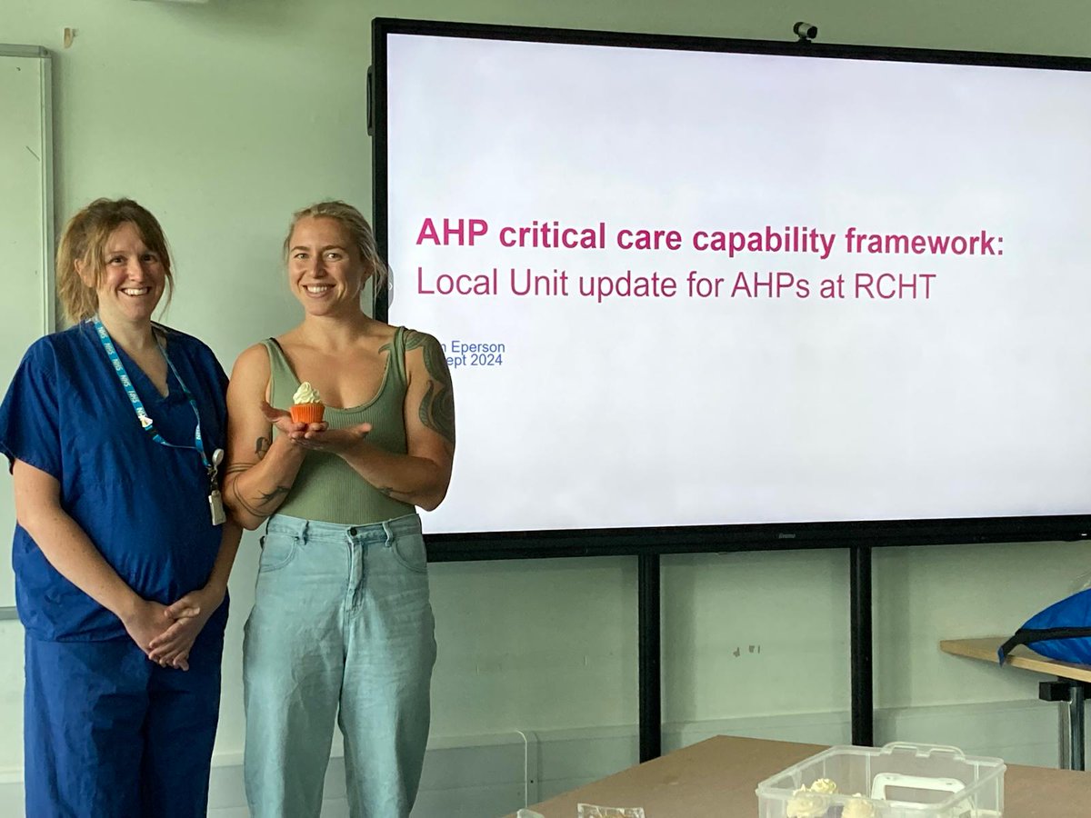 Great to look at and hear about the process of producing a multidisciplinary AHP capability framework for Critical Care today. Thanks <a href="/OtSustainable/">Sustain🆎le OT 💙🌍♻️</a> great work!