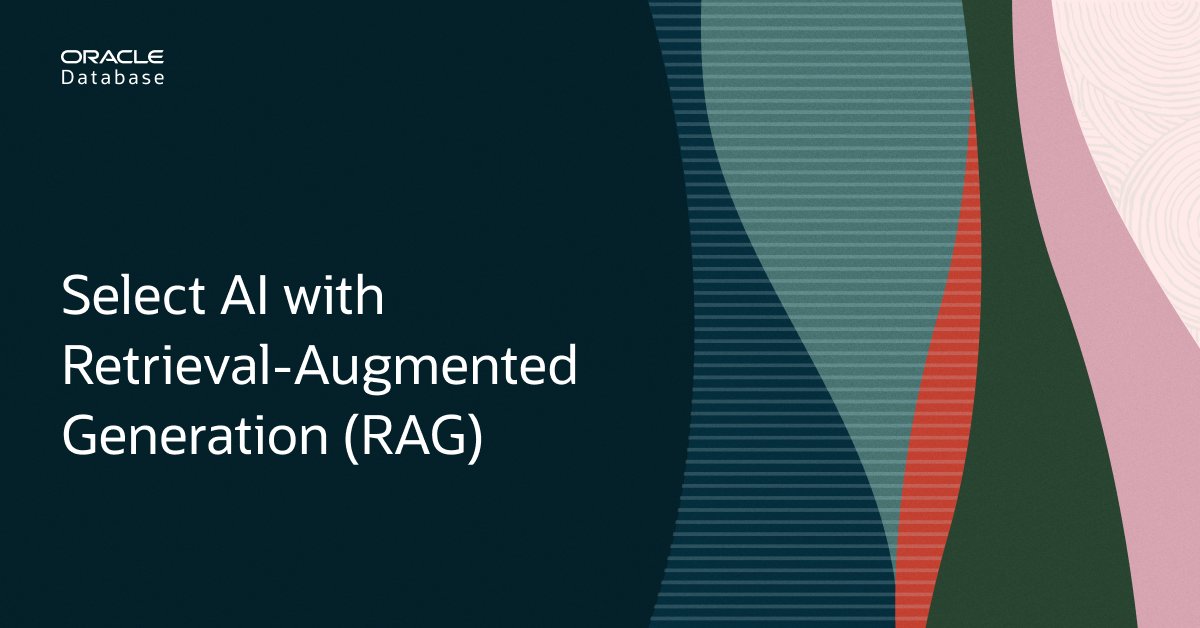 Want to reduce the risk of hallucinations by leveraging RAG and AI Vector Search? Make it easy with Select AI in Autonomous Database Select AI. social.ora.cl/6013WXkWz