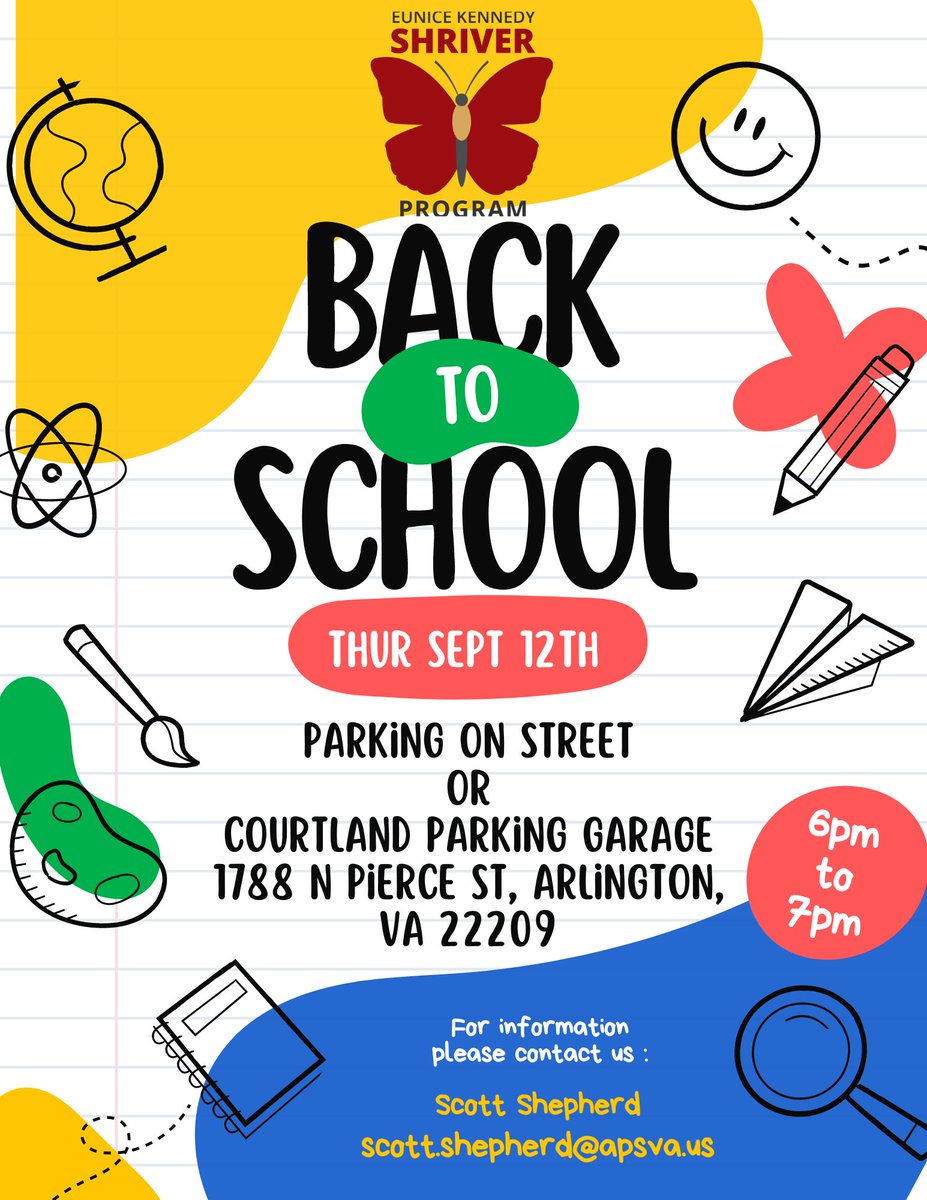Just a reminder that tomorrow is Back to School Night!