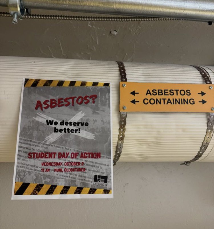 themusenl's tweet photo. MUNSU highlights infrastructure issues on campus to promote its October 2nd student Day of Action. https://t.co/LXEwgEHAw7