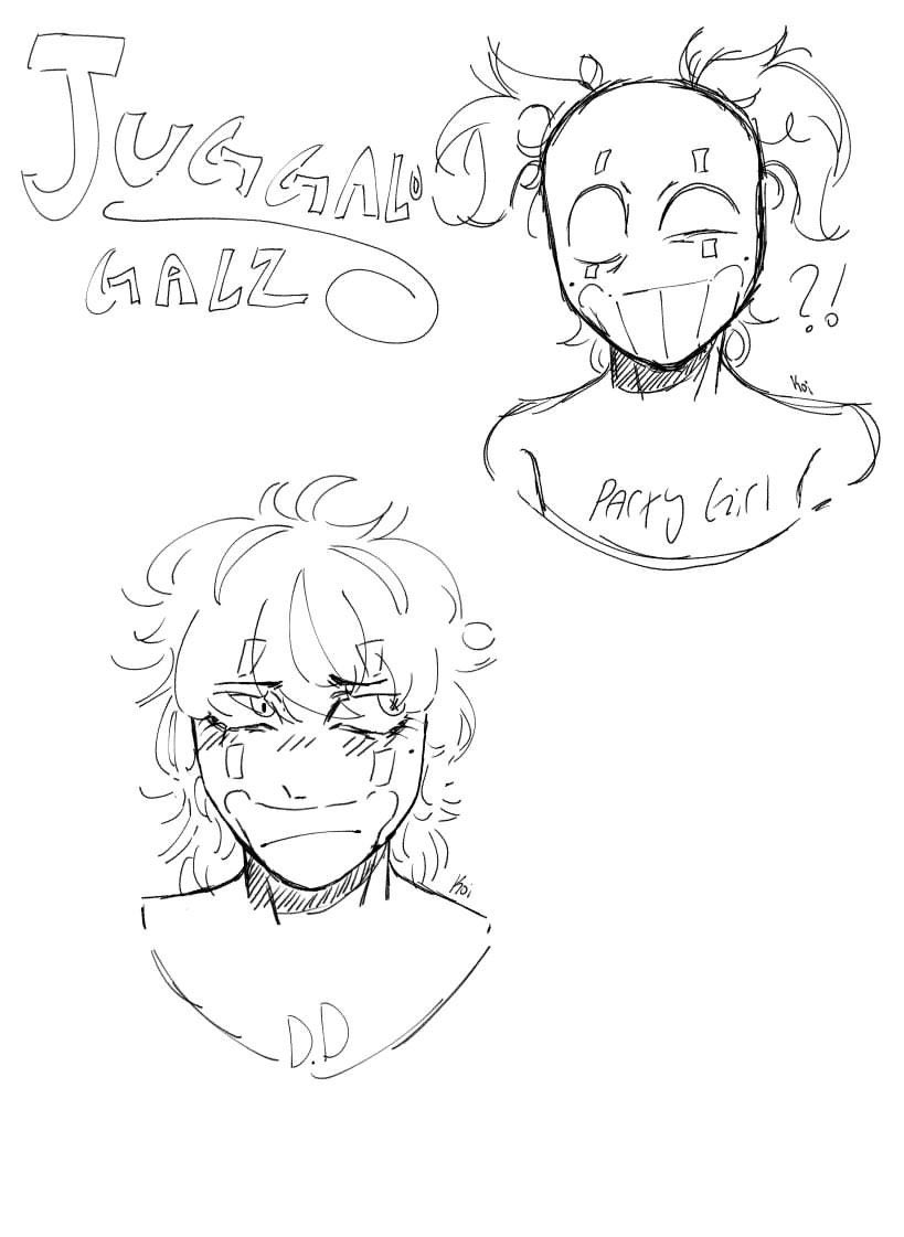 lil drawing i did a bit ago still going through school so dont got a lot of time..(￣▽￣)

#juggalo #art #digitalart #artmoots