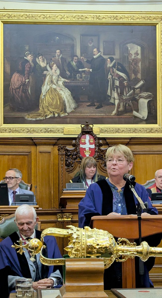 A great evening. To see John Jowers, Mike Hogg and Lyn Barton made Alderman.  Honoured for their many years of service to their wards and the City of Colchester.  Tributes,humour, respect and affection, from many.