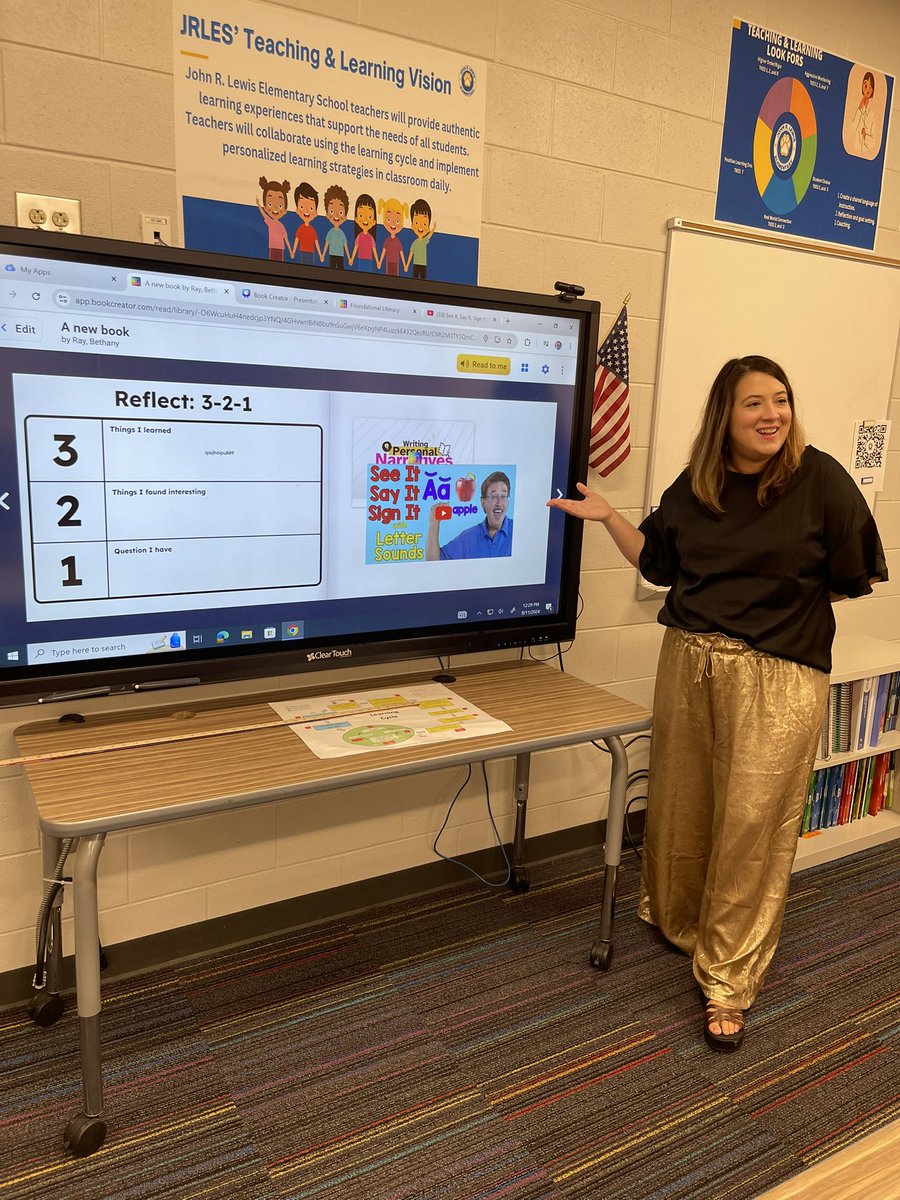 BethanyITC's tweet photo. Had the best time sharing my love for @BookCreatorApp with amazing teachers at @_rosataylor yesterday and @JohnRLewisElem1 today! 📚💡 Can’t wait to see how they’ll inspire student creativity and use it for student data 📊 📒 ✨#BookCreatorhasmyheart #Teachersandsrudentsloveit https://t.co/XbR2YGzPJ6