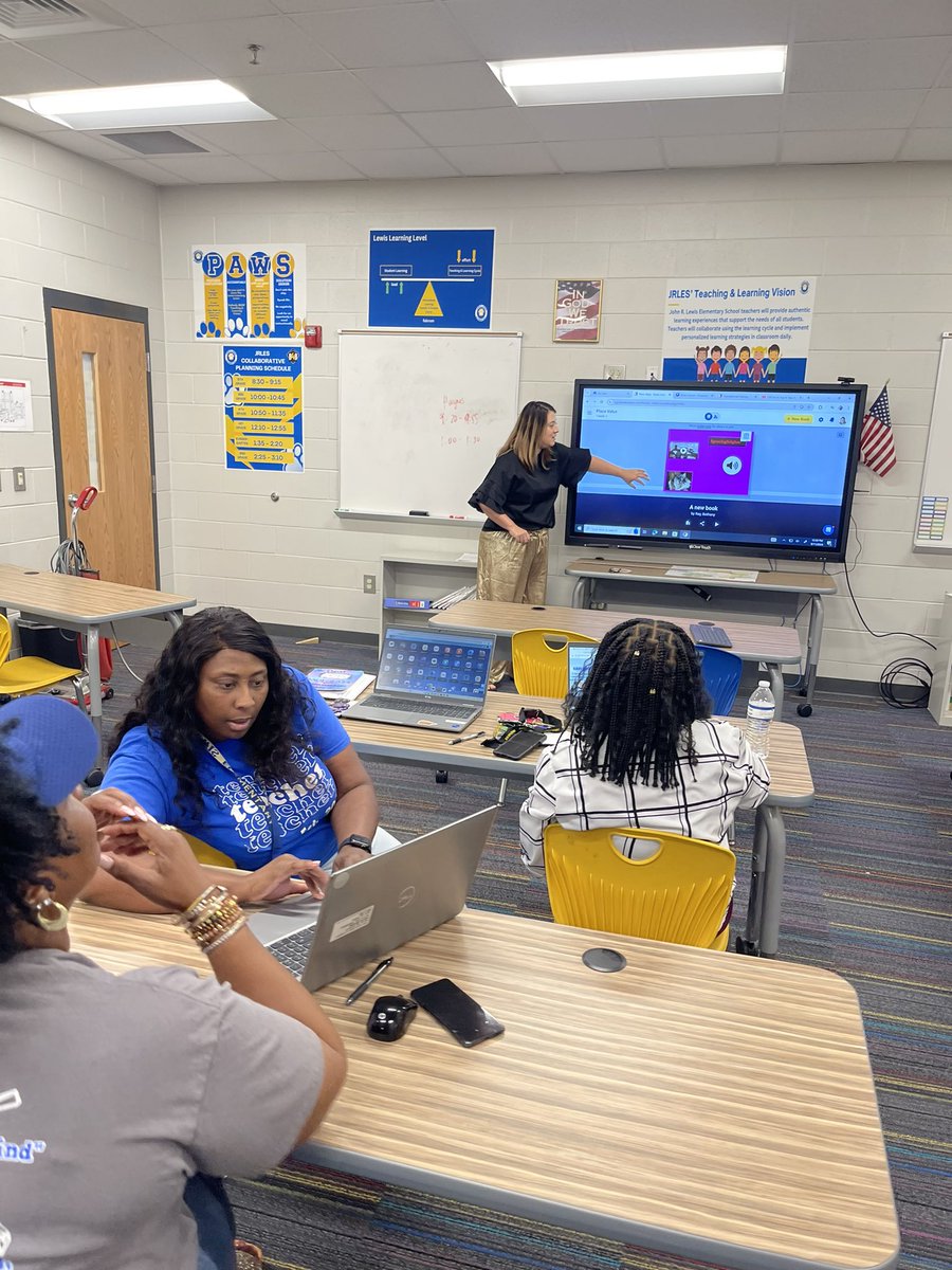 BethanyITC's tweet photo. Had the best time sharing my love for @BookCreatorApp with amazing teachers at @_rosataylor yesterday and @JohnRLewisElem1 today! 📚💡 Can’t wait to see how they’ll inspire student creativity and use it for student data 📊 📒 ✨#BookCreatorhasmyheart #Teachersandsrudentsloveit https://t.co/XbR2YGzPJ6