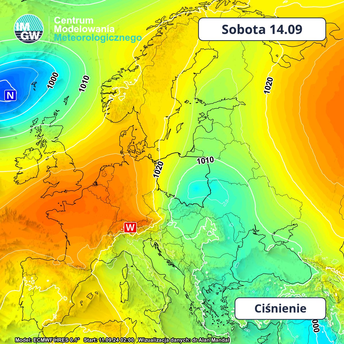 IMGWmeteo's tweet photo. Prognozowana sytuacja meteorologiczna i hydrologiczna w okresie 12-15.09.2024

🌧️Niż genueński w nocy z piątku na sobotę (13/14.09.2024) dotrze do południowej części Polski, stopniowo się pogłębiając. Maksymalne sumy opadów wyniosą od 200 do 300 mm.
➡️https://t.co/Jux35v1Dkd https://t.co/hFAUbOhSb2