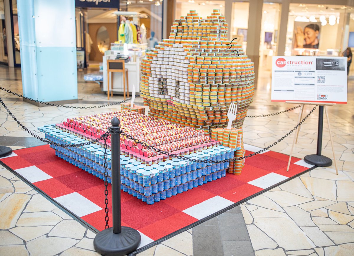 safoodbank's tweet photo. Thanks to everyone who participated in the 17th Annual #CANstruction competition to help raise awareness of hunger in our community. Congratulations to our winners! We truly appreciate the thought, time, and dedication to these incredible canned structure designs!🥫 https://t.co/S5yprADmUs