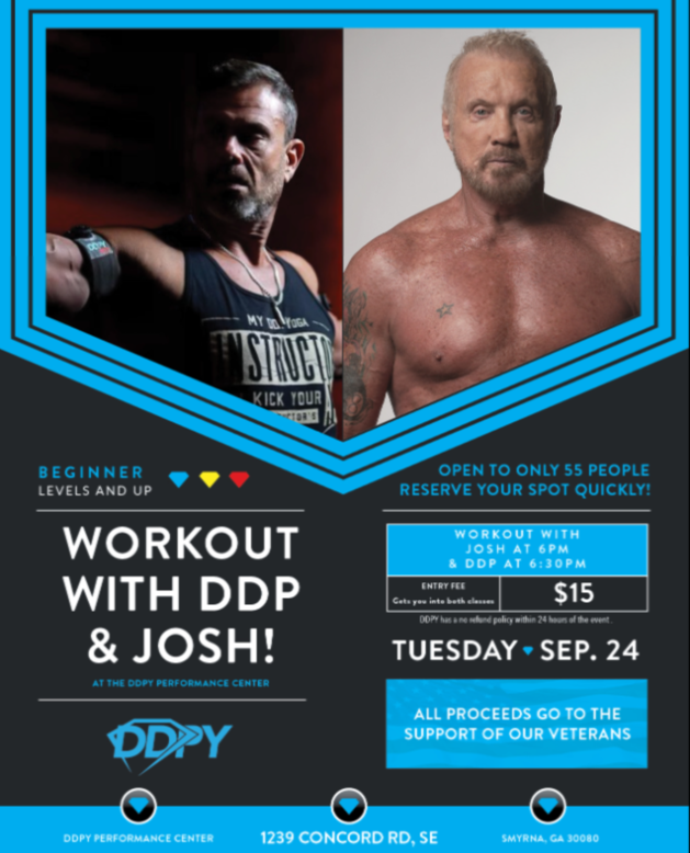 RealDDP's tweet photo. Have you reserved your spot for the next #DDPYWorkshop?
I'll be at #DDPYPC along with Josh and the space is limited, so act fast!
https://t.co/GsH2K5sdzF
@DDPYoga #DDPY https://t.co/fzf2MWPh9G