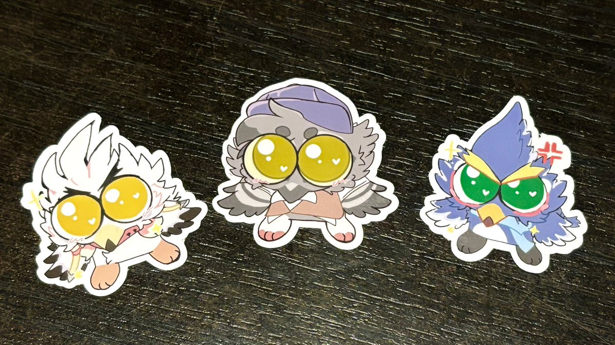 SMOL BIRBS LOOK— ❤️❤️❤️
Thank you <a href="/BurdPrints/">BurdPrints</a> for such CUTIES!! Can’t wait to give these to peeps

Adorable Art by <a href="/BuggieBugu/">buggiē🌸 ぶぐい ぼい i like to follow bugs</a>