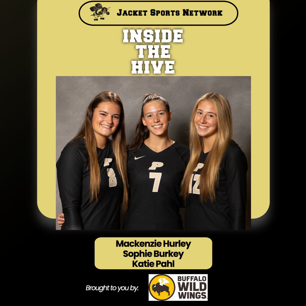 Perrysburg Athletics (@pburgathletics) on Twitter photo We are live from Buffalo Wild Wings here in Perrysburg! Tonight we have the 3 team captains from <a href="/PHSVarsityVball/">PerrysburgVolleyball</a> Mackenzie Hurley, Sophie Burkey, and Katie Pahl! Come check out the fun at BDubs! We are live from Buffalo Wild Wings here in Perrysburg! Tonight we have the 3 team captains from <a href="/PHSVarsityVball/">PerrysburgVolleyball</a> Mackenzie Hurley, Sophie Burkey, and Katie Pahl! Come check out the fun at BDubs!
