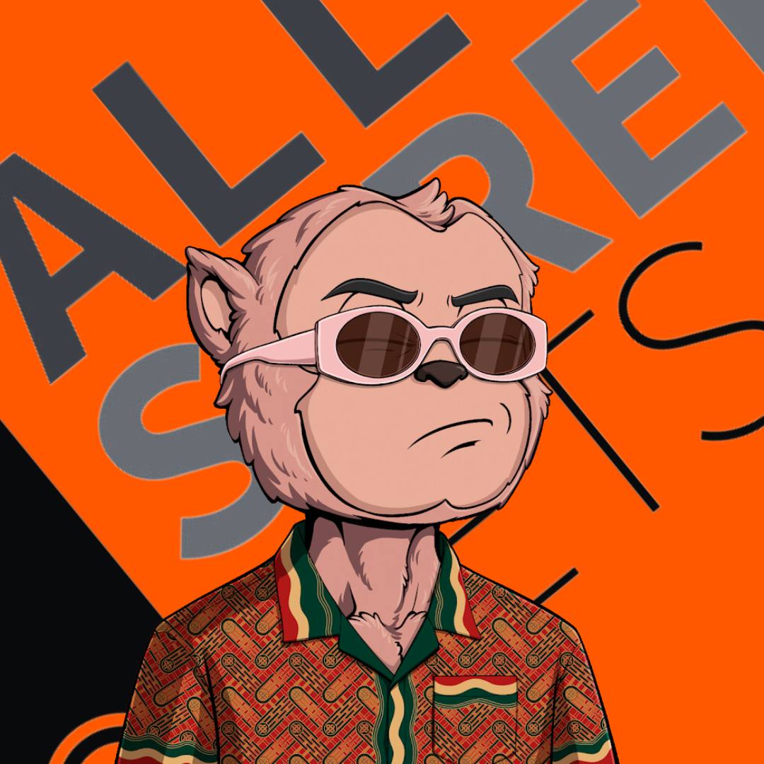 Thanks <a href="/GTHweb3/">GTH</a> for pulling me into the #OG gang. $BETS Version w/ the dope shades for max OG status. Naturally. <a href="/TheHermansClub/">Hermans</a>