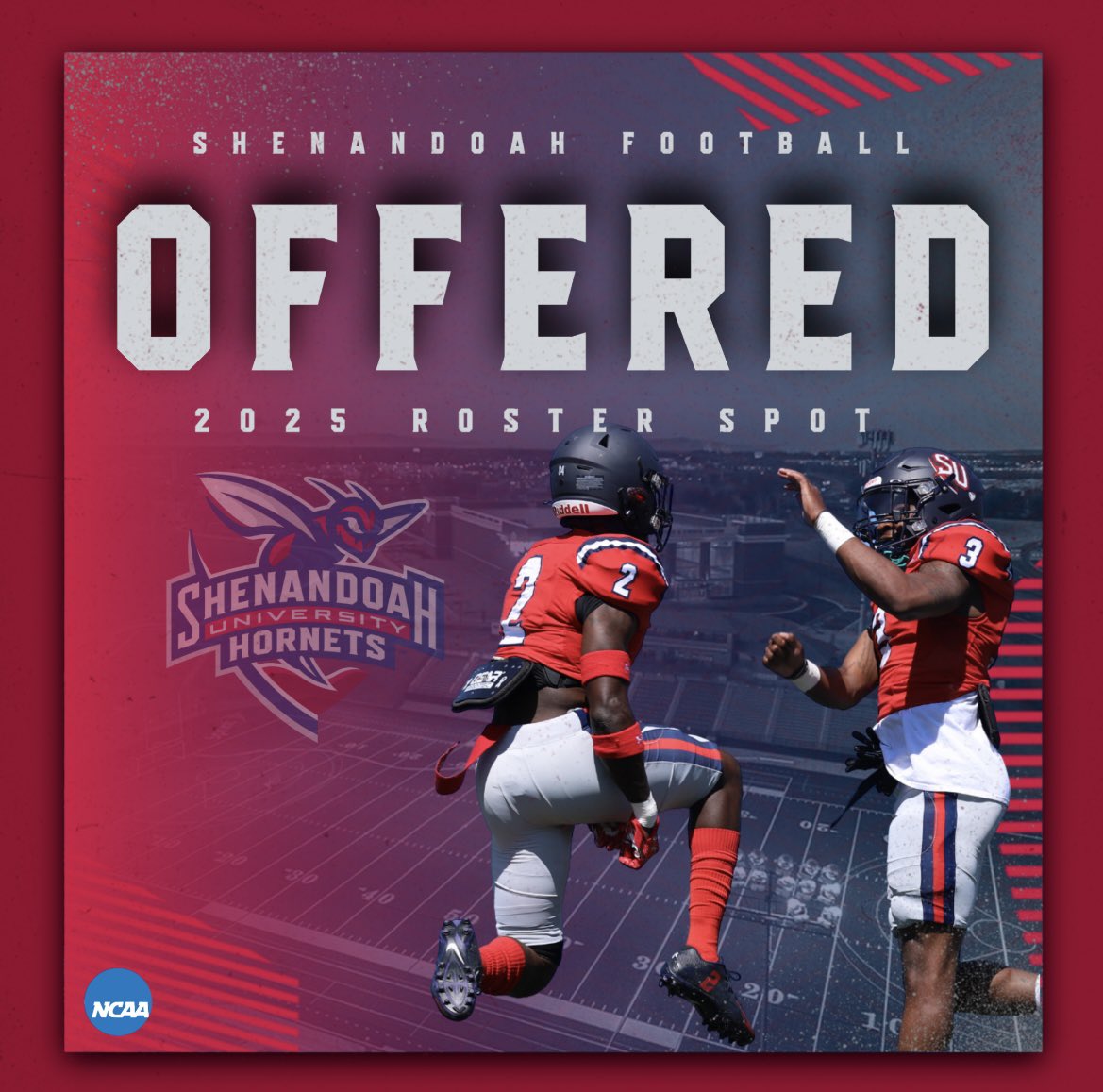 Ryan Harden (@ryanhardenfb) on Twitter photo After a great phone call with <a href="/yoder847/">Coach Yoder</a>, I am pleased to receive a roster spot offer with <a href="/SUhornetsFB/">Shenandoah Football</a>. After a great phone call with <a href="/yoder847/">Coach Yoder</a>, I am pleased to receive a roster spot offer with <a href="/SUhornetsFB/">Shenandoah Football</a>.