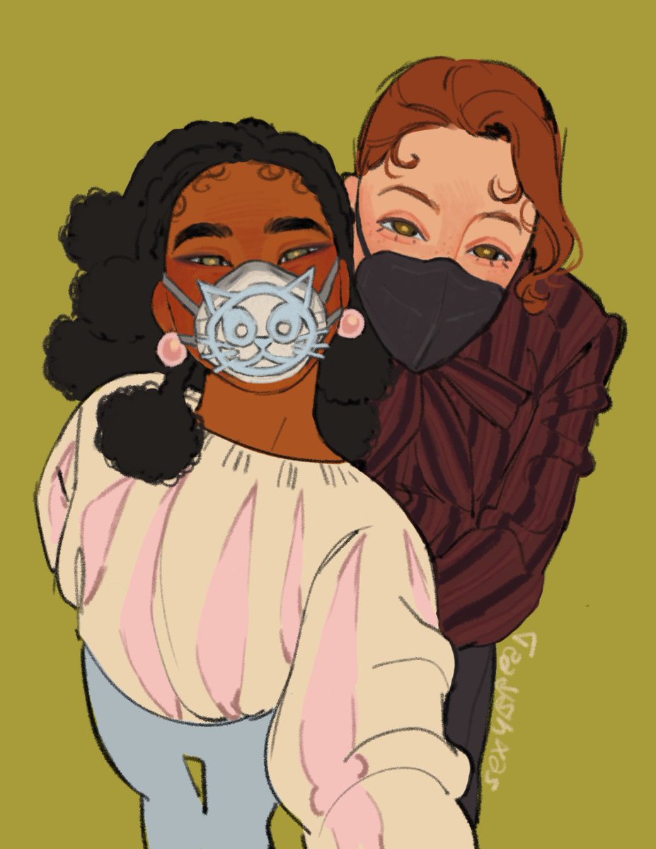 i liked this too much so i made a drawing for it... thank u ash and thank u mooly for mask knowledge
