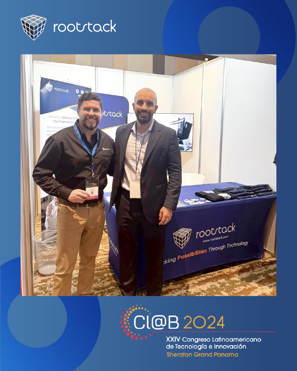 rootstack's tweet image. 📣 We are excited to announce our participation as sponsors at the XXIV Latin American Congress on Technology and Innovation (Ci@B 2024)! 🚀
You can visit us at booth C11
🔗 Visit buff.ly/3XoQdGj.
#CiabPanama2024 #Rootstack #TechnologicalInnovation