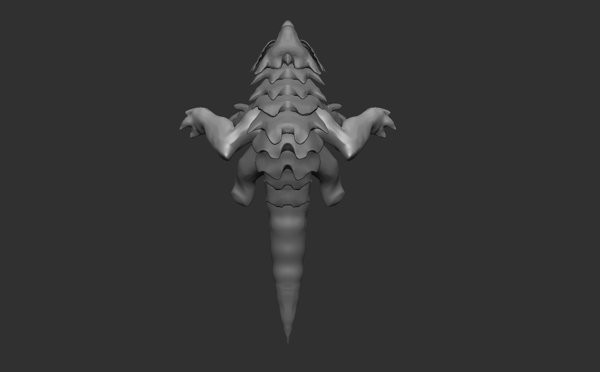 iamthe_eel's tweet photo. Now with the final rendition of my desert dragon coming, I actually decided to model my desert dragon to help me with the views as well, and also just because I wanted to do it. https://t.co/ZRX7H33thM
