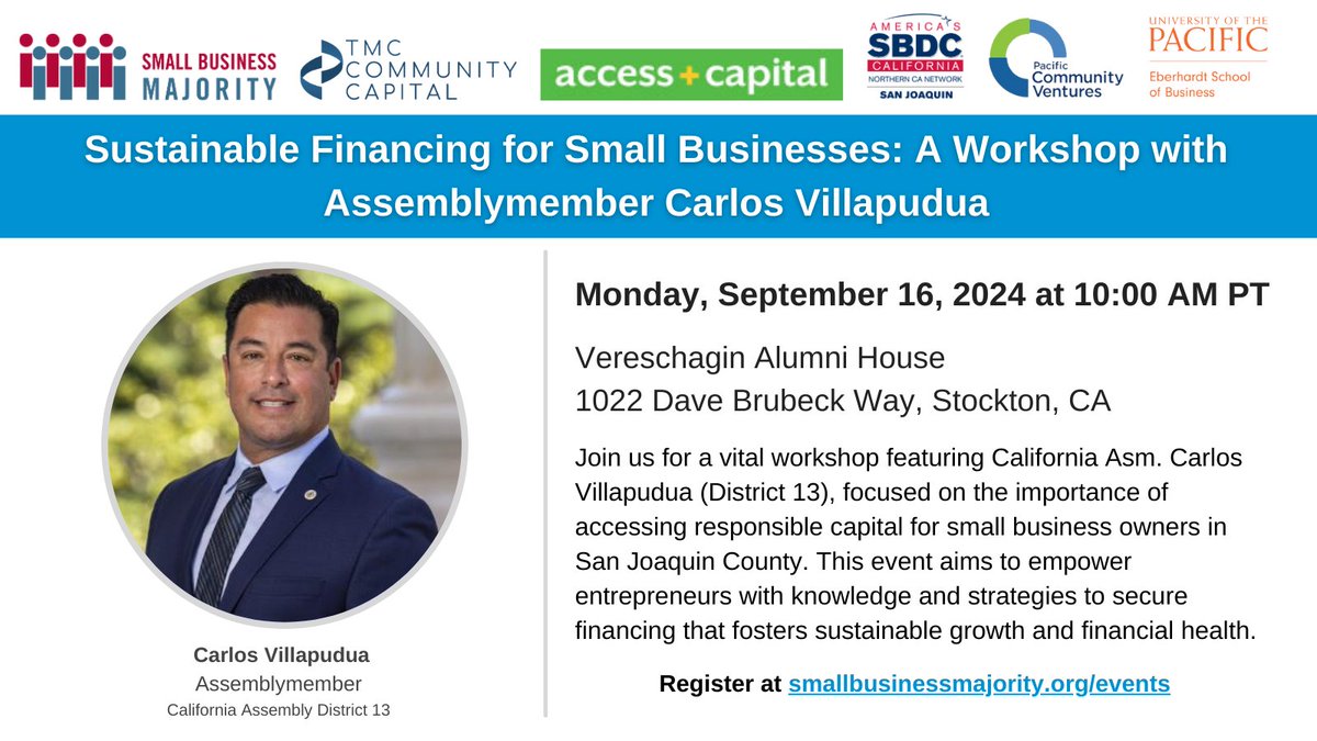 ATTENTION: Local Business Owners. Join me on Monday, September 16 to discuss sustainable financing options. My goal is to empower entrepreneurs with the knowledge and strategies they need to secure financing that supports sustainable growth and long-term financial health.