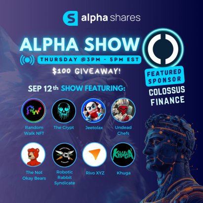 we have an upcoming space tomorrow with Alpha Shares. can't …