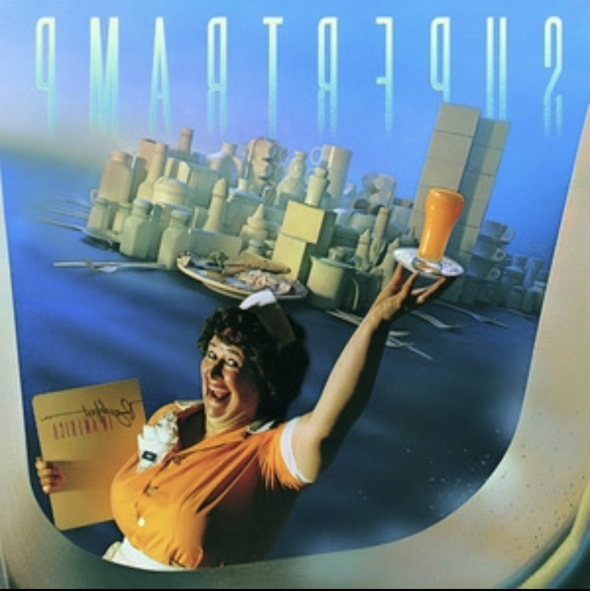 Great time to share the album cover of Supertramps “Breakfast in America” released in 1979. When you reverse it, it says 9/11 over the twin towers, and your perspective is from a plane window