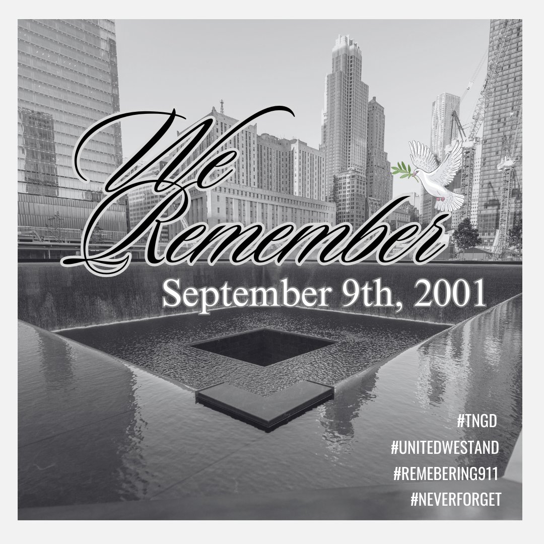 On this day, we pay tribute to the lives lost on 9/11 and honor the courage of the first responders and everyday heroes who displayed remarkable bravery. Let us take a moment to reflect, unify, and promote kindness. Never forget.

#Remember911 #UnitedWeStand #blessed #triadarea
