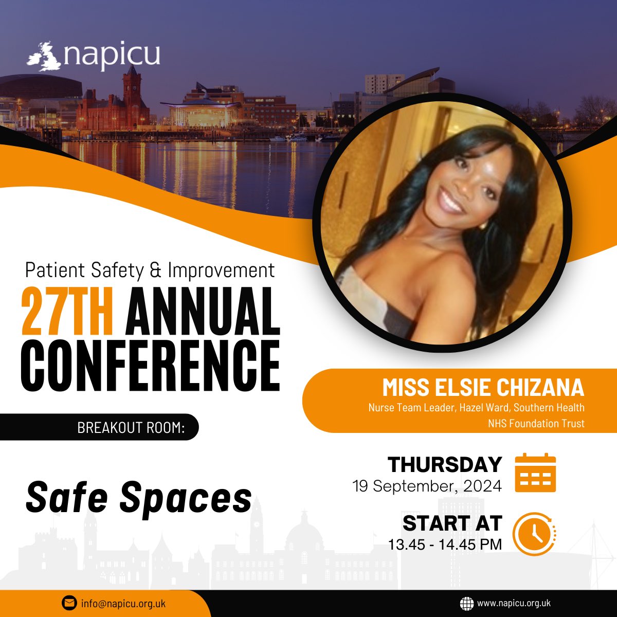 Representing @Southern_NHSFT at the <a href="/napicu/">NAPICU</a> Annual Conference in Cardiff to discuss the ongoing racial abuse incidents to our staff from those we care for in our hospitals. Taking on the main stage with my partner <a href="/echizah/">Elsie❤️</a> , starting those difficult conversations ✨✨<a href="/comms_it/">Media & Communications Team @HIOWH_NHSFT</a>