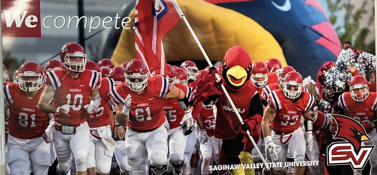 Fodrocy1156's tweet photo. Very appreciative of @rbrady1313 and the staff for letting me stop in today.  The #axebowl is such an important week to us @svsu_football alums and we know you all will cut it loose!  Go Cards!   #keepitred https://t.co/TIlLhLdlXA