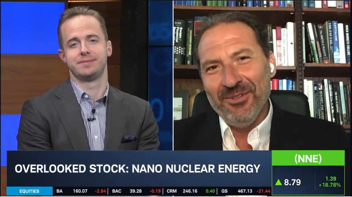nano_nuclear's tweet photo. Thank you @SchwabNetwork for the mainstream coverage of $NNE in your "Overlooked Stock" Segment. Welcome our 'ZEUS' &amp; 'ODIN' Advanced Portable Microreactors 🇺🇸⚛️ POWERED BY US @HALEUFuel @Advanced_Fuel #NuclearEnergy #Uranium #HALEU https://t.co/64llUo3DQa https://t.co/39PDyrLu0I