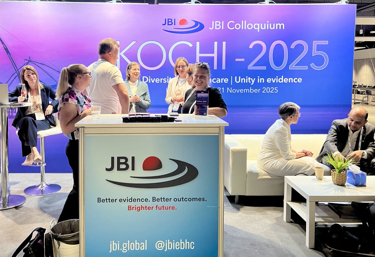 ⁦<a href="/JBIEBHC/">JBI</a>⁩ booth is a welcoming haven for everyone at #GES2024. Come visit us and chat with the team!