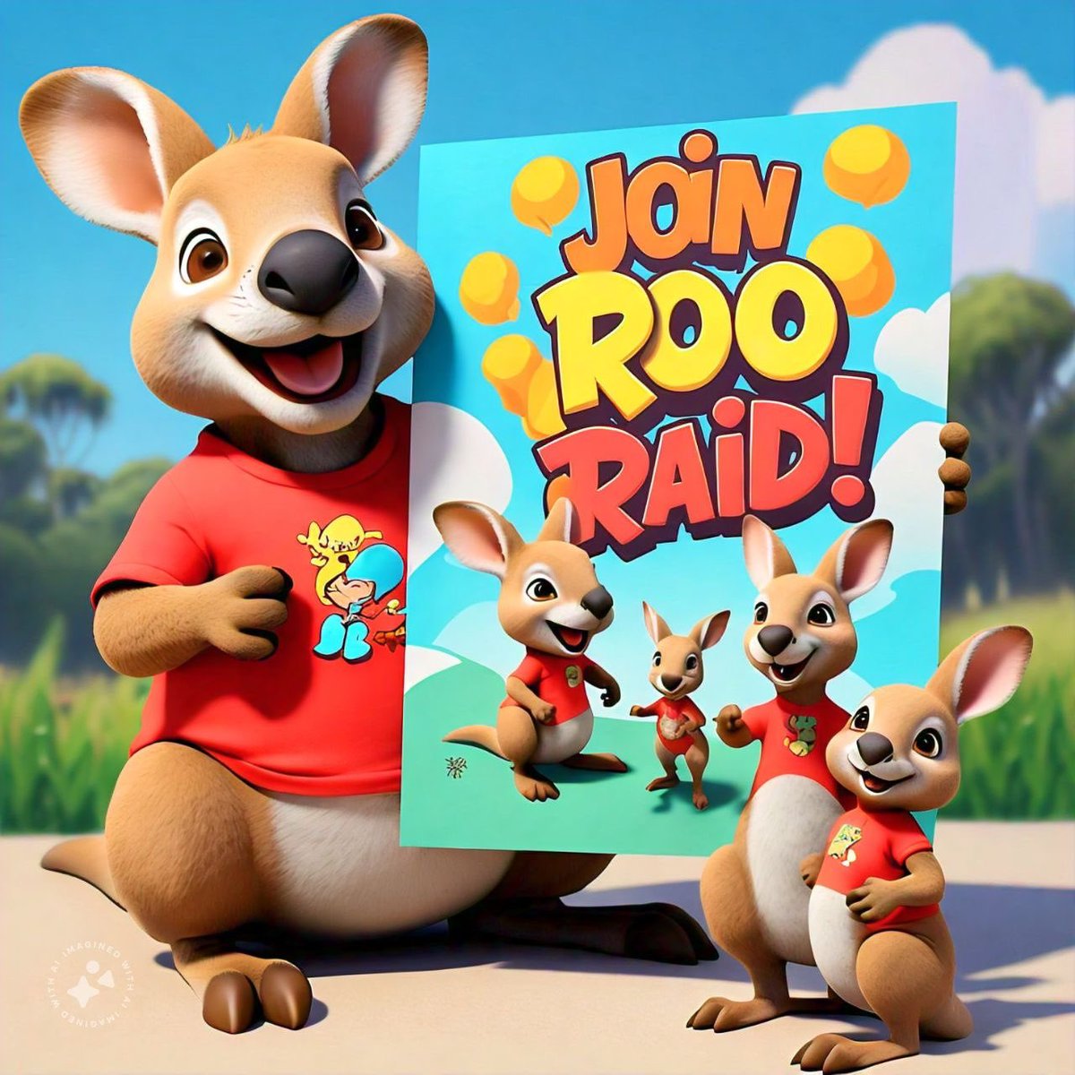 calca_btc's tweet image. Let’s Raid together 🦘🦘🦘 Roo 🚀