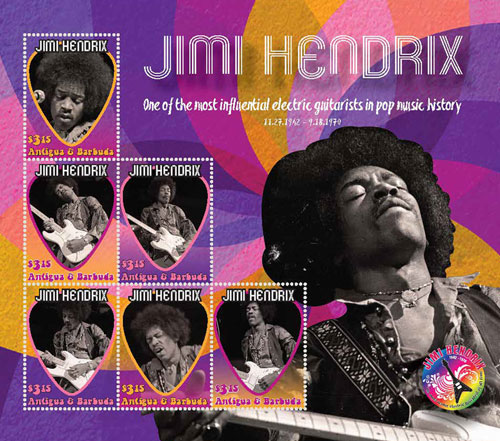 IGPCstamps's tweet photo. On This Day 1970 American rock guitar legend Jimi Hendrix gives what becomes his final interview with NME's Keith Allston, in England https://t.co/UcBfooJsEI
