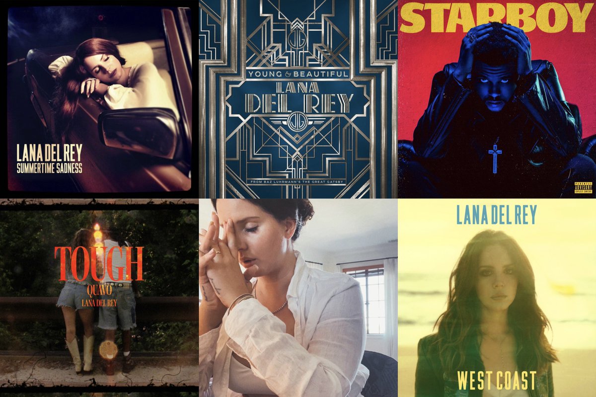 Lana Del Rey had 6 songs with over 1 million daily streams on Spotify yesterday:

Summertime Sadness — 1.46M
Young And Beautiful — 1.34M
Stargirl Interlude — 1.30M
Tough — 1.10M
Say Yes To Heaven — 1.06M
West Coast — 1.03M