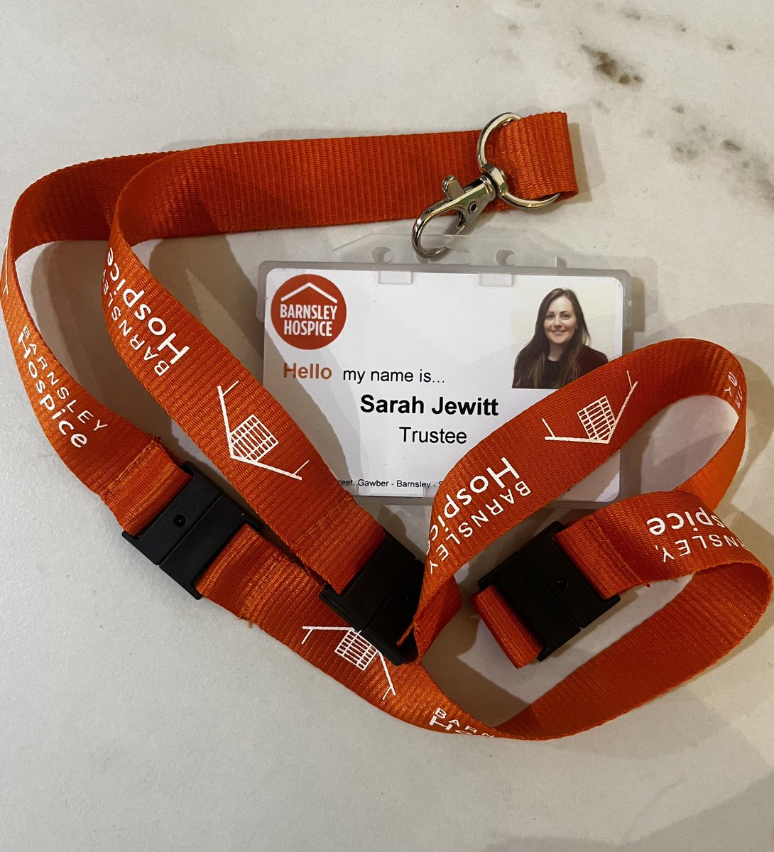 Always feels a bit more ‘official’ with a lanyard 😂 Delighted to be part of team <a href="/BarnsleyHospice/">Barnsley Hospice</a> as a Trustee, a brilliant organisation right on my doorstep 🧡
