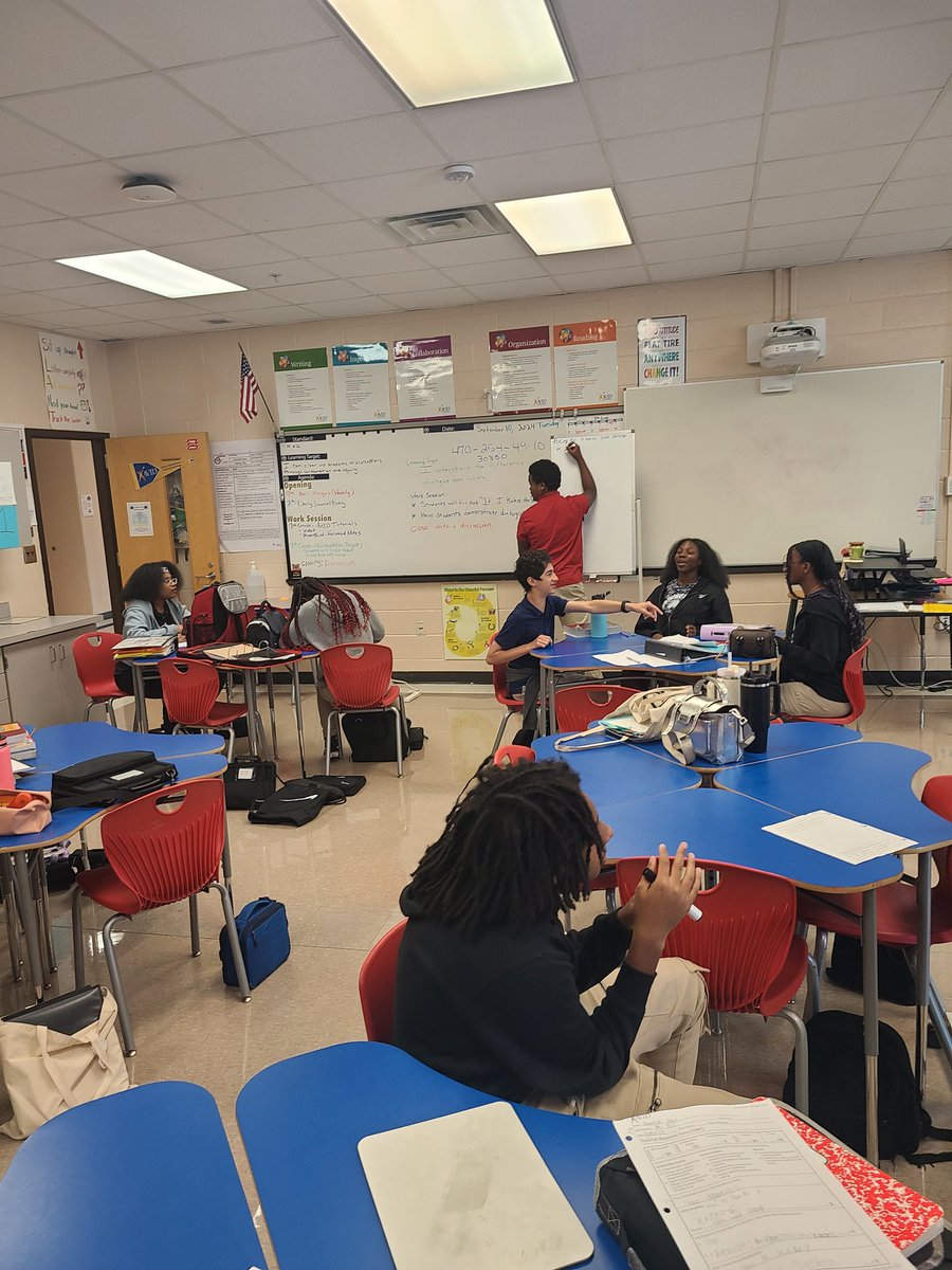 Ms. Hill (@ms_hill_1922) on Twitter photo We kicked off our initial tutorial session for the school year. This session focused on guiding students on the best practices for participating in tutorial activities.
#avid #impact #inquiry #Collaboration #scholars <a href="/AVID4College/">AVID</a> <a href="/EricaFox_EdD/">Erica Fox, Ed.D</a> <a href="/SSCMS_FCS/">Sandy Springs Charter Middle School - FCS</a> <a href="/GAMiddleLevel/">Georgia Association for Middle Level Education</a> We kicked off our initial tutorial session for the school year. This session focused on guiding students on the best practices for participating in tutorial activities.
#avid #impact #inquiry #Collaboration #scholars <a href="/AVID4College/">AVID</a> <a href="/EricaFox_EdD/">Erica Fox, Ed.D</a> <a href="/SSCMS_FCS/">Sandy Springs Charter Middle School - FCS</a> <a href="/GAMiddleLevel/">Georgia Association for Middle Level Education</a>