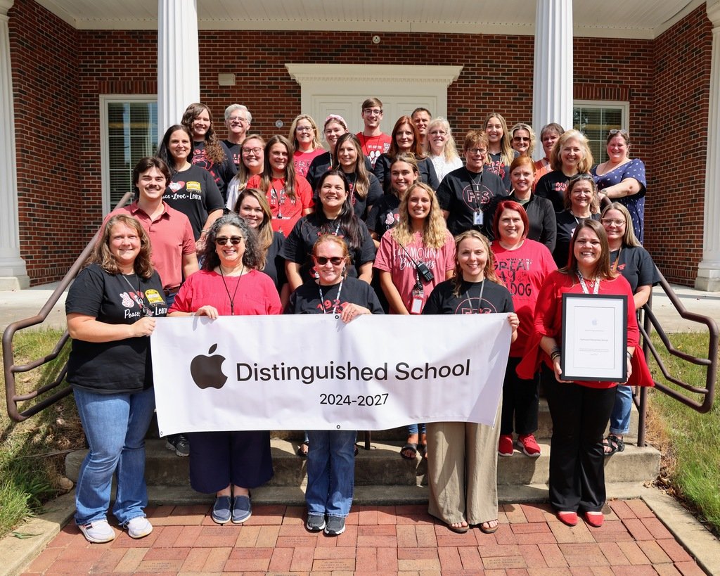 GordonCoSchools's tweet photo. Gordon County Schools is pleased to announce that Fairmount Elementary School has been named as an Apple Distinguished School for 2024-2027. Apple Distinguished Schools are centers of innovation, leadership, and educational excellence! #TogetherFES #TogetherGCS #GoBulldogs https://t.co/EIpRNk1aag
